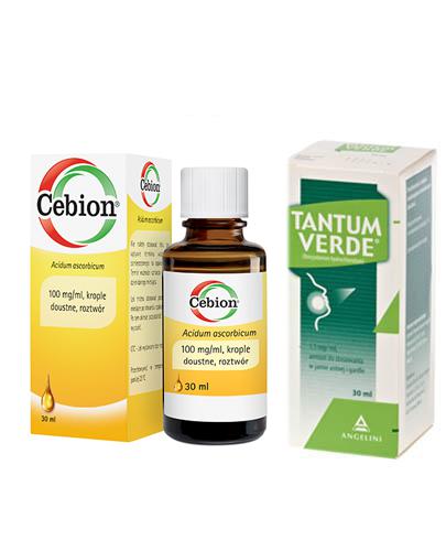 Cebion Krople 30 Ml Niedobory Witaminy C U Dzieci Tantum Verde Aerozol 30 Ml