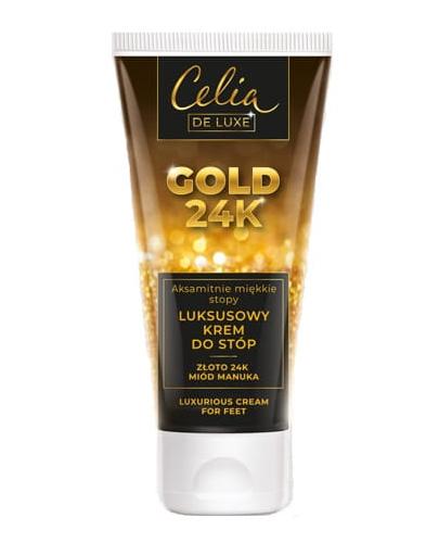  Celia Gold 24K Luksusowy krem do stóp - 80 ml - cena, opinie, właściwości - Apteka internetowa Melissa  