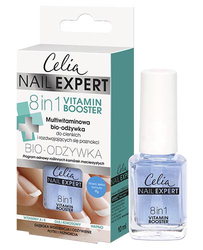  Celia Nail Expert 8 w 1 Vitamin Booster Bio-Odżywka multiwitaminowa do cienkich i rozdwajających się paznokci, 10 ml, cena opinie, skład - Apteka internetowa Melissa  