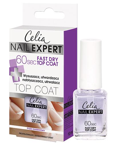  Celia Nail Expert Top Coat, 10 ml, cena, opinie, stosowanie  - Apteka internetowa Melissa  