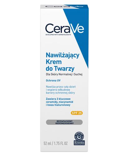 CERAVE Nawilżający Krem do twarzy z ceramidami SPF25, 52 ml - Drogeria Melissa