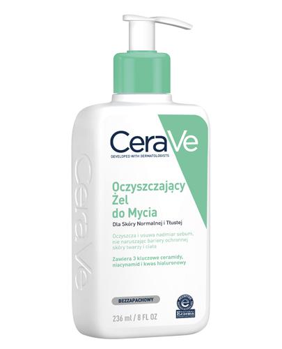 
                                                                          CERAVE Oczyszczający Żel do Mycia z ceramidami dla skóry normalnej i tłustej, 236 ml - Drogeria Melissa                                              