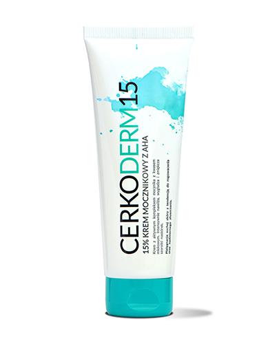 Cerkoderm 15, Krem z mocznikiem i kwasem mlekowym, 75 ml