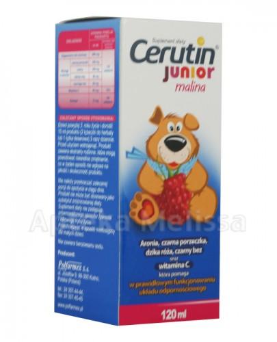 CERUVIT JUNIOR (CERUTIN) Syrop o smaku malinowym - 120 ml - Apteka internetowa Melissa