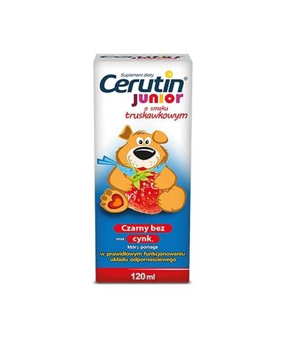  CERUVIT JUNIOR (CERUTIN) Syrop o smaku truskawkowym - 120 ml - Apteka internetowa Melissa  