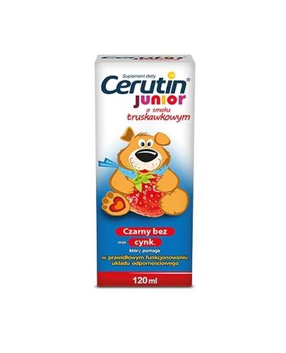 CERUVIT JUNIOR (CERUTIN) Syrop o smaku truskawkowym - 120 ml - Apteka internetowa Melissa