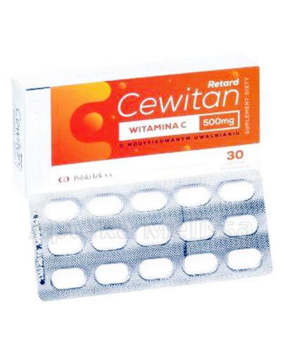 CEWITAN RETARD Witamina C 500 mg - 30 tabl. - Apteka internetowa Melissa  
