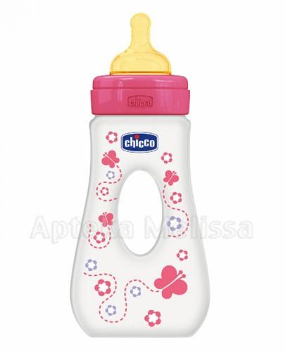 CHICCO Butelka z dziurką różowa 4m+ 240ml - 1 szt. - Apteka internetowa Melissa