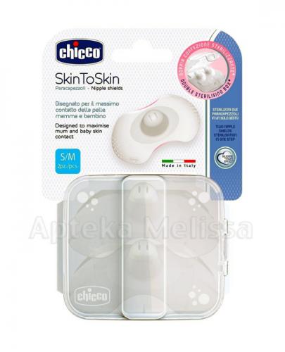 CHICCO SKIN TO SKIN Silikonowe osłonki na brodawki - 2 szt. - Apteka internetowa Melissa