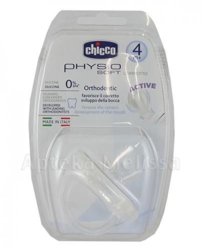 CHICCO PHYSIO SOFT Smoczek silikonowy biały 4m+ - 1 szt. - Apteka internetowa Melissa