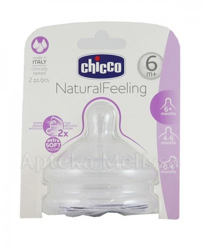 CHICCO NATURALFEELING Smoczek silikonowy szybki przepływ - 2 szt. - Apteka internetowa Melissa