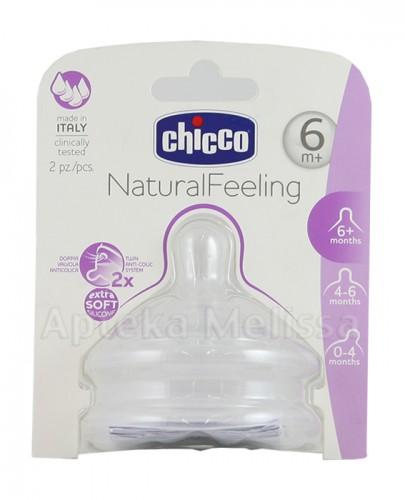 CHICCO NATURALFEELING Smoczek silikonowy do kaszki - 2 szt. - Apteka internetowa Melissa
