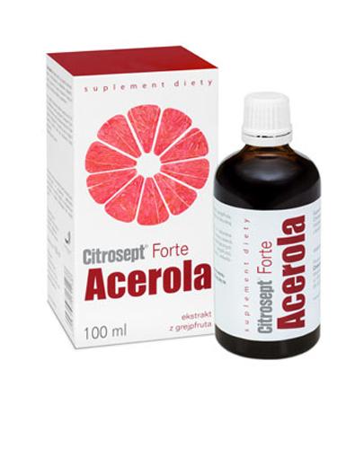 CITROSEPT FORTE ACEROLA Płyn - 100 ml. Na odporność. - Apteka internetowa Melissa