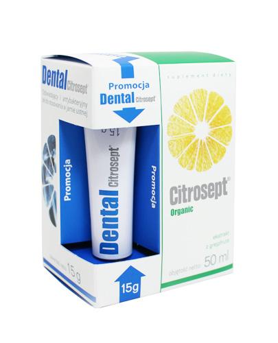  Citrosept Organic Krople  - 50 ml + Citrosept Dental - 15 g - cena, opinie, wskazania  - Apteka internetowa Melissa  
