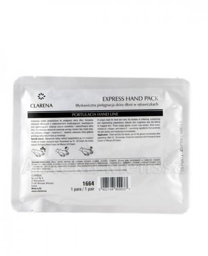 CLARENA EXPRESS HAND PACK Maska do pielęgnacji skóry dłoni - 1 szt. - Apteka internetowa Melissa