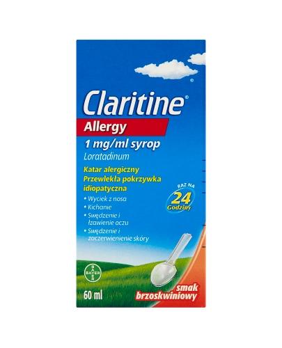 CLARITINE ALLERGY Syrop 1 mg/1 ml - 60 ml - Apteka internetowa Melissa