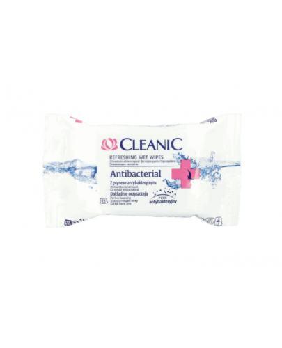  Cleanic Antibacterial chusteczki odświeżające 15 sztuk - Apteka internetowa Melissa  
