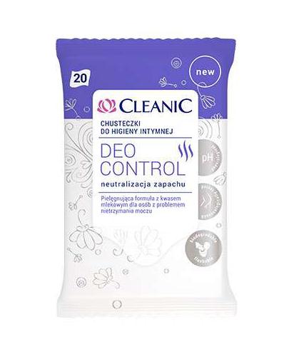  CLEANIC DEO CONTROL Chusteczki do higieny intymnej - 20 szt. - Apteka internetowa Melissa  