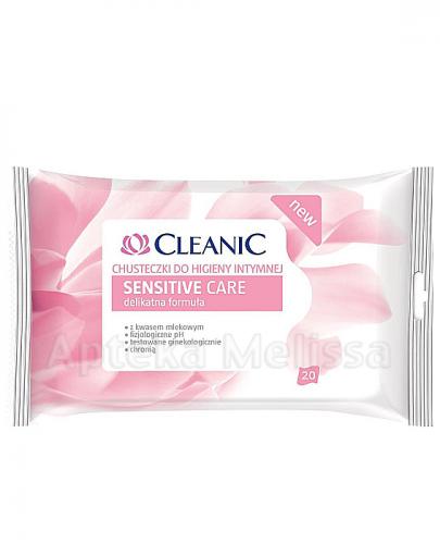  CLEANIC SENSITIVE CARE Chusteczki do higieny intymnej - 20 szt. - Apteka internetowa Melissa  