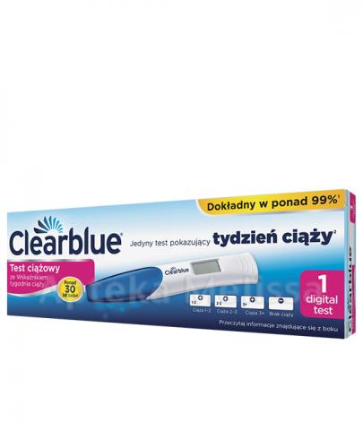 CLEARBLUE Cyfrowy test ciążowy ze wskaźnikiem tygodnia ciąży CB9 - 1 szt. - Apteka internetowa Melissa
