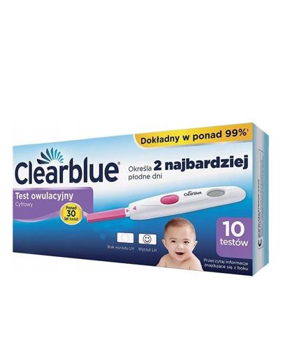 CLEARBLUE Cyfrowy test owulacyjny - 10 testów - Drogeria Melissa