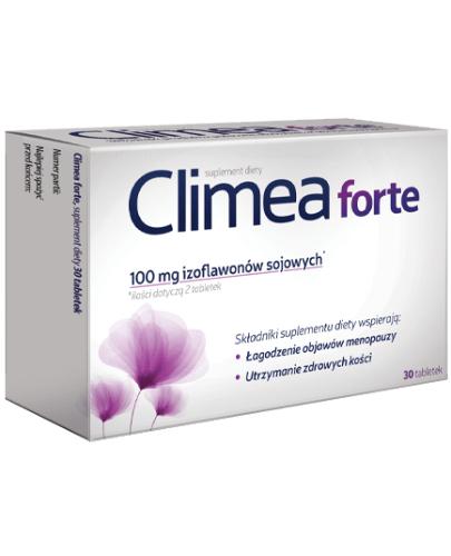 CLIMEA FORTE - preparat na objawy menopauzy - 30 tabl. - cena, opinie, dawkowanie - Apteka internetowa Melissa