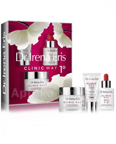DR IRENA ERIS CLINIC WAY Hialuronowe wygładzenie 1° 30+ na dzień - 50 ml + Hialuronowe wygładzenie 1° 30+ na noc - 30 ml + Serum 1° + 2° - 30 ml - Apteka internetowa Melissa