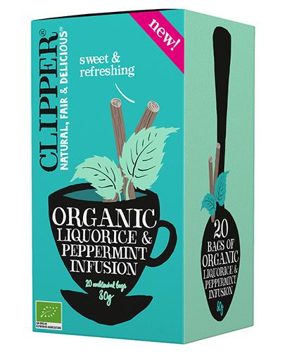  Clipper Teas Herbatka z lukrecją i miętą pieprzową Bio - 20 sasz. - cena, opinie, stosowanie - Apteka internetowa Melissa  