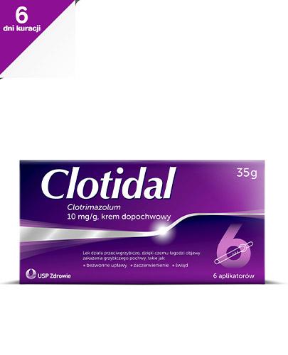 CLOTIDAL Krem dopochwowy - 35 g - lek na zakażenie grzybicze pochwy - cena, opinie, ulotka - Apteka internetowa Melissa