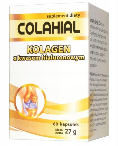 Colahial Kolagen z kwasem hialuronowym - 60 kaps. - cena, opinie, ważne informacje - Apteka internetowa Melissa