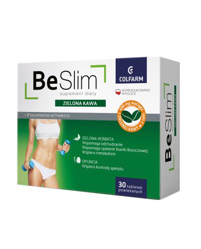 COLFARM BE SLIM ZIELONA KAWA - 30 tabl. - Apteka internetowa Melissa