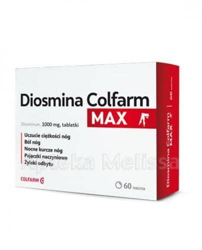 COLFARM Diosmina MAX 1000 mg - 60 tabl. - Apteka internetowa Melissa