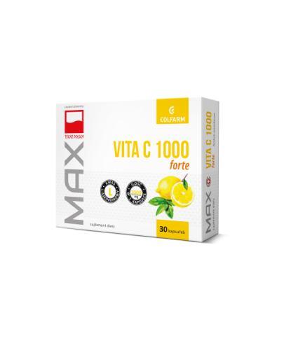  Colfarm Max Vita C 1000 forte, 30 kapsułek - Apteka internetowa Melissa  