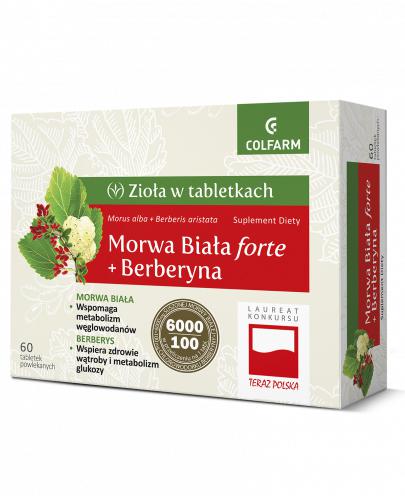  Colfarm Morwa Biała Forte + Berberyna, 60 tabletki - Apteka internetowa Melissa  