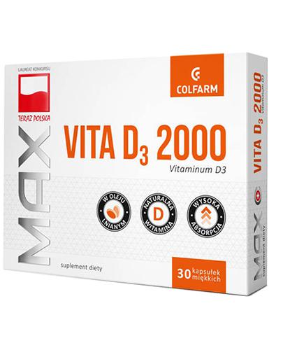  COLFARM Vitaminum D2000 - 30 tabl. - Apteka internetowa Melissa  