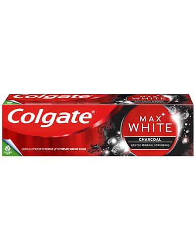  Colgate Max White Charcoal Pasta do zębów z aktywnym węglem, 75 ml, cena, opinie, skład - Apteka internetowa Melissa  