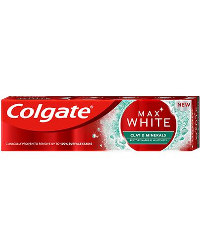  Colgate Max White Clay & Minerals Pasta do zębów glinka i minerały przywraca naturalną biel zębów, 75 ml - Apteka internetowa Melissa  