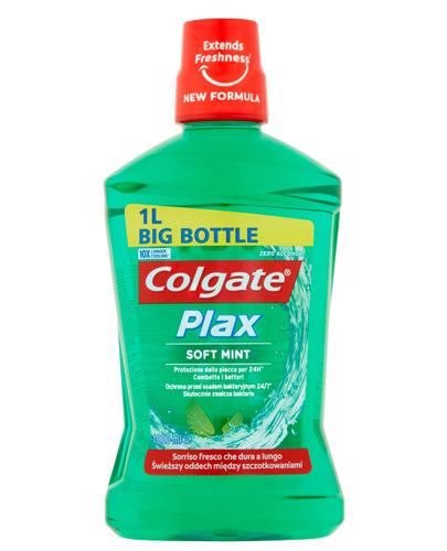  COLGATE PLAX Soft mint płyn do płukania jamy ustnej - 1000 ml - cena, opinie, właściwości  - Apteka internetowa Melissa  