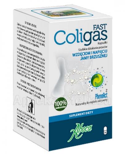  COLIGAS FAST - 30 kaps. + COLIGAS FAST przeciw wzdęciom- 6 kaps. - Apteka internetowa Melissa  