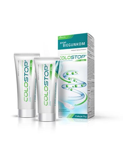 COLOSTOP STOP BIEGUNKOM Żel o smaku pomarańczowym - 2 x 75 mg - cena - Apteka internetowa Melissa