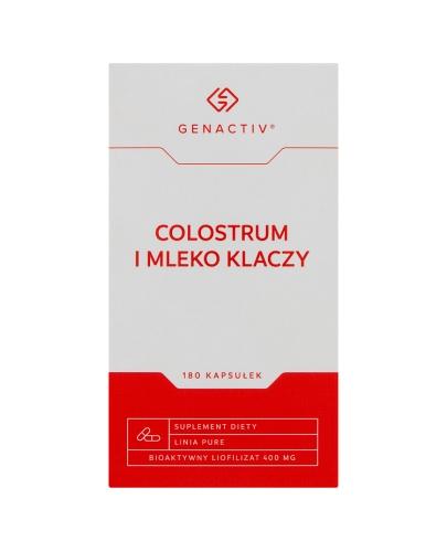 Colostrum i Mleko Klaczy Genactiv, 180 kapsułek - Drogeria Melissa