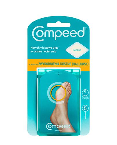 COMPEED Plastry na zwyrodnienia kostne-halluksy średnie - 5 szt. - cena, opinie, właściwości - Drogeria Melissa