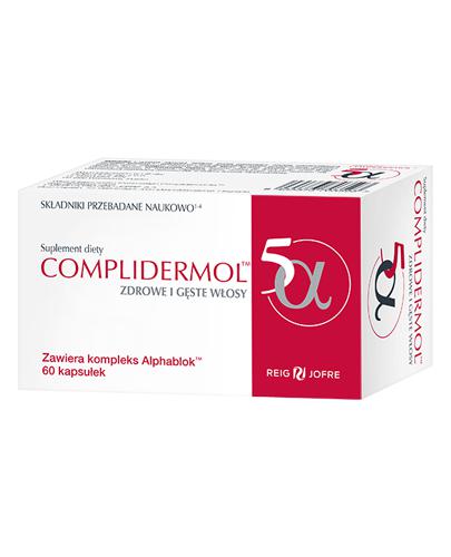  Complidermol 5 Alfa, zdrowe i gęste włosy, 60 kapsułek - Apteka internetowa Melissa  