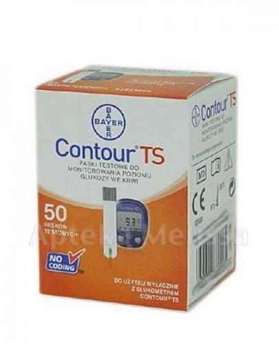 CONTOUR TS Paski testowe do glukometru - 50 szt. - Apteka internetowa Melissa