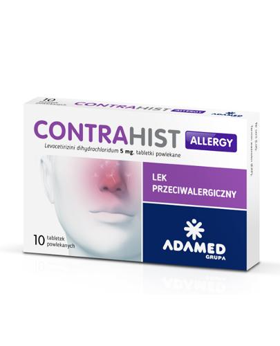  CONTRAHIST ALLERGY 5mg, 10 tabletek - Apteka internetowa Melissa  