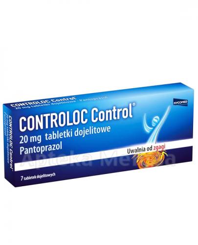 CONTROLOC CONTROL 20 mg - 7 tabl. - Apteka internetowa Melissa