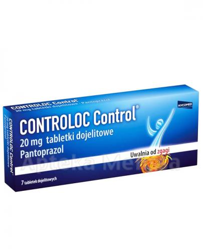  CONTROLOC CONTROL 20 mg - 7 tabl. - Apteka internetowa Melissa  
