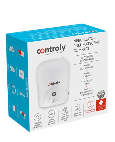  Controly Compact Nebulizator pneumatyczny dla dzieci, dorosłych i niemowląt - 1 szt. - cena, opinie, stosowanie  - Apteka internetowa Melissa  