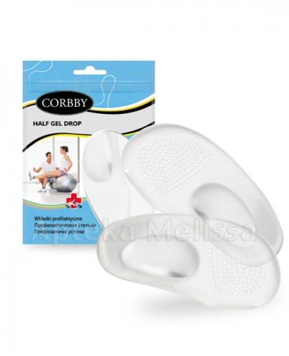 CORBBY HALF GEL DROP Żelowe półwkładki z pelotą metatarsalną - 2 szt.