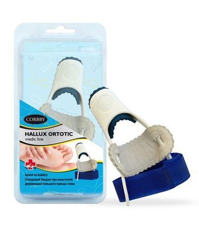 CORBBY HALLUX ORTOTIC Aparat na haluksy lewy - 1 szt. - Apteka internetowa Melissa